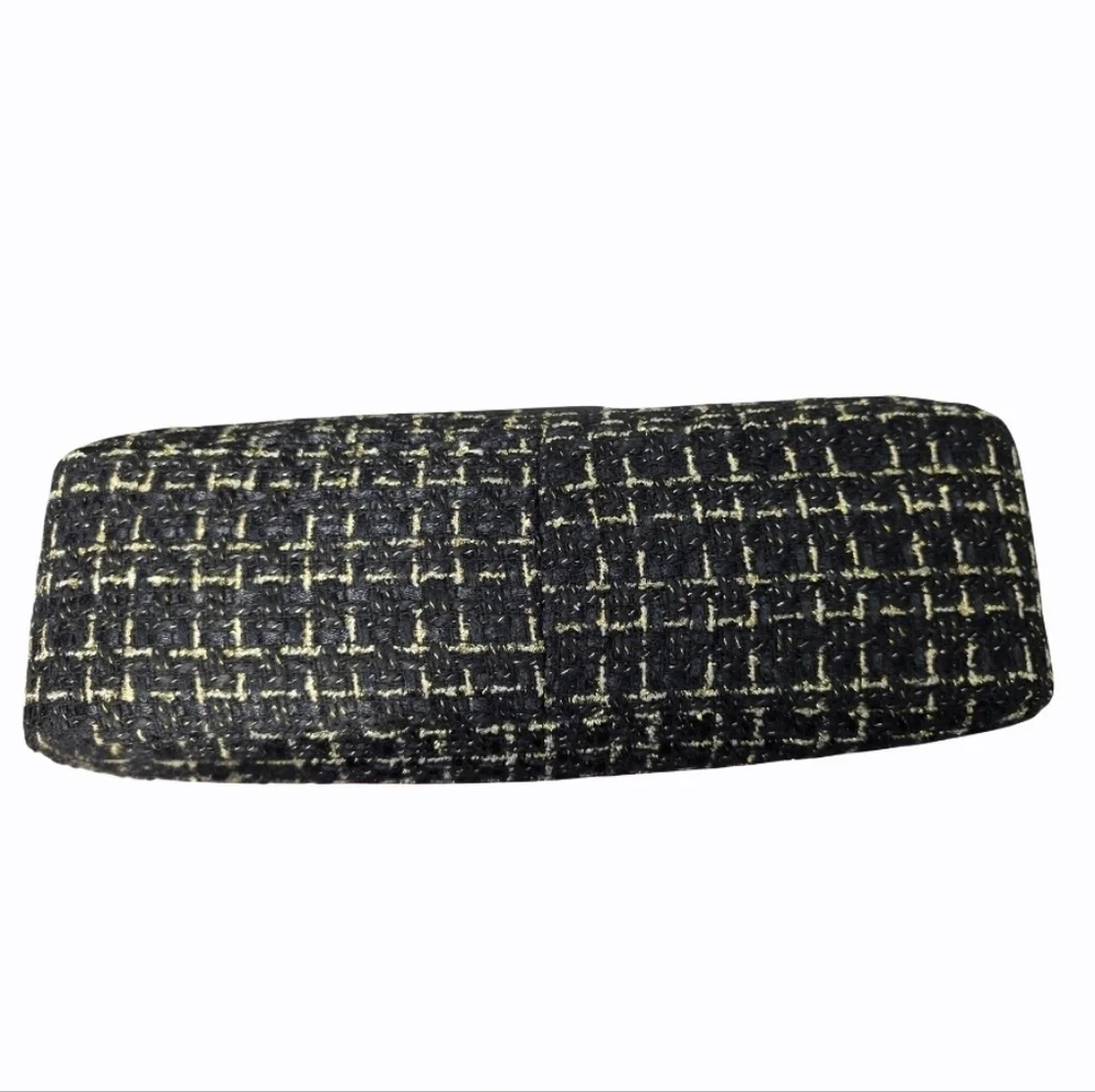 Karl Lagerfeld Tweed & Leather Bag w/ Adjustable Chain Strap NWT